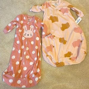 New 6-9 girls sleep gown fleece for winter